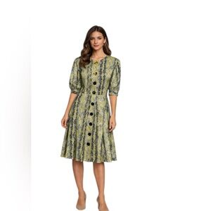 Vintage Givenchy Nouvelle Boutique Silk Dress Made in France FR 40 US 8